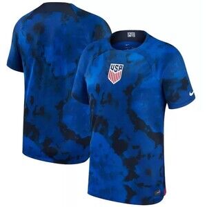Size M Nike 22/23 United States National Team Soccer Jersey Blue DN0705-454 NEW